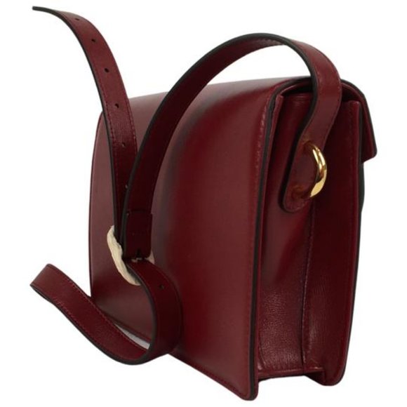 Gucci Women's GG Interlocking Flap Crossbody Bag Red Color Sz Small DM17 - Picture 3 of 6